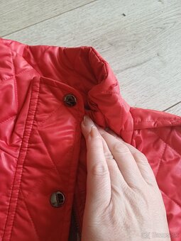 Predám originál BURBERRY červenú prešivanu bundu - 18