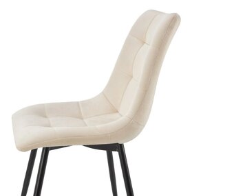 Jedálenské stoličky - sivá a biela farba - 3 druhy - 18