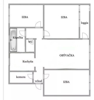 4 izbový byt, bauring 82,9 m2 ul. Mostová Šaľa, EXKLUZÍVNE - 18
