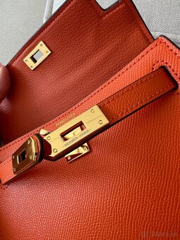 Hermes kelly mini kabelka oranžová - 18