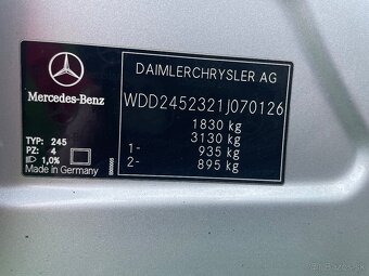 Mercedes Benz B170 w245 - 18