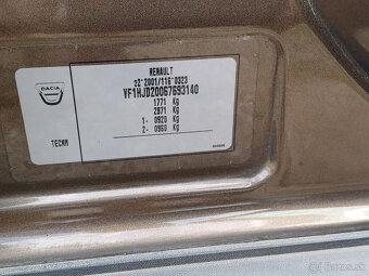 dacia duster 1,0i+LPG,67kw,r.v.2021,kup. v SR,manual.6 - 18