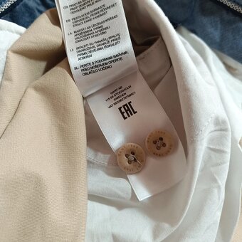 Gant elegantné béžové nohavice Hallden Slim W40 L34 - 18
