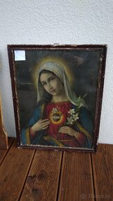 Predám starožitné náboženské obrazy- cena za kus 16 EURO - 18