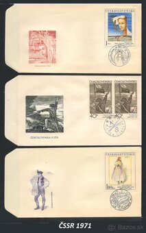 Poštové známky, filatelia: ČSSR, FDC obálky - 18