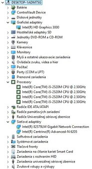 DELL E6320, Intel i5-2520M @ 2.50GHz, 16GB DDR3, 256GB SSD - 18
