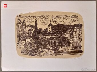 Súbor drobnej grafiky, 10. kusov. - 18