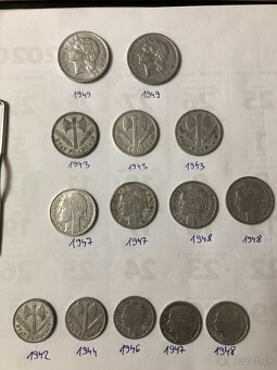 Mince FRANCE +Bankovky BIELORUSKO - 18