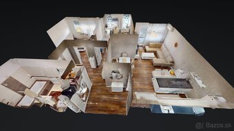 Jedinečný trojizbový byt s dvoma balkónmi v centre Malaciek- - 18