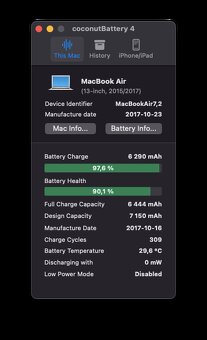 MacBook Air (13-inch, 2017) /Intel Core i5/8GB RAM/128GB SSD - 18