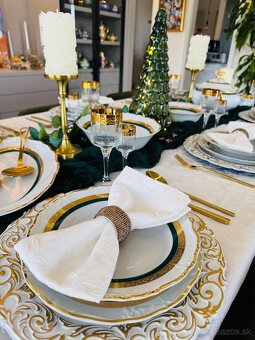 Nová pozlátená obedová súprava Thun pre 12 osôb-posielam - 18