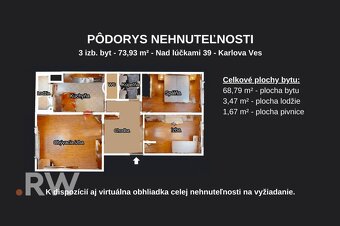 NA SKOD OD PRÍRODY - 3 izb. s LOGGIOU 74 m2 - Nad Lúčkami, B - 18