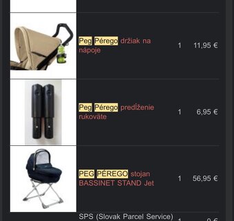 peg perego dvojkombinacia s originalnym prislusenstvom - 18