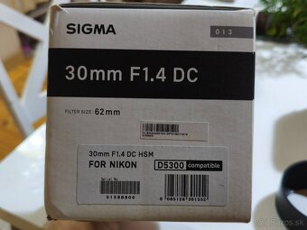 Sigma 30mm F1,4 DC HSM Art pre Nikon bajonet F - 18