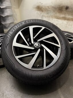 Zimná sada VW Woodstock 5x112 R17 , 215/65/17 Tiguan Kodiaq - 18