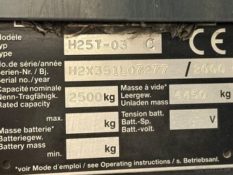 VZV Linde H25T plyn - 18