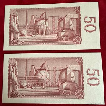 Československé bankovky UNC postupky za sebou - 18