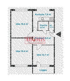 predám 3-izb byt, balkón, Humenská ul.,Košice - Terasa - 18