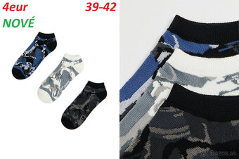 Ponožky - Bavlna, Bambus, Mercer, Členkové - 18