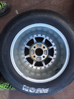 Retro rally disky Braid 1RC 13" + 2 sady pneu - 18