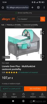 Cestovna postieľka Lionelo Sven Plus - 18