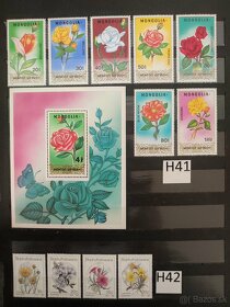 Filatelia-Poštové známky na predaj 6.Doprava + Kvety čisté - 18