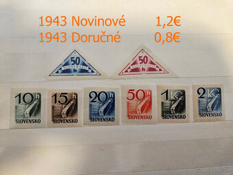poštové známky Slovenský štát - 18