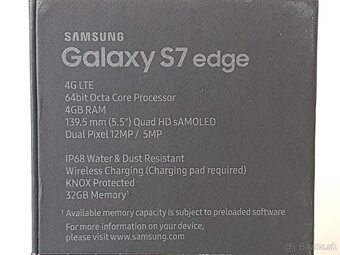 Samsung S7 Edge Black 4 GB Top stav - 18