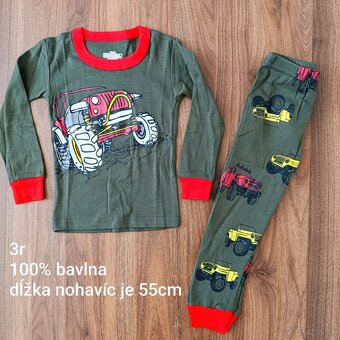 Dvojdielne pyžamo motív traktor - 18