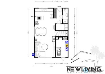 Na prenájom 4iz. nadštandardná novostavba RD s garážou v obc - 18