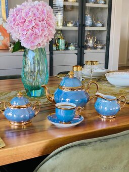 AKCIA Retro vitrínová obedová súprava s nezábudkami - 18