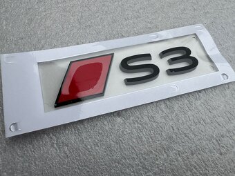 VW AUDI logo emblemy R R-line S RS 3 A3 original - 18