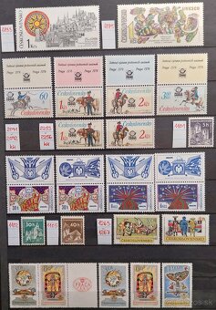 Známky ČESKOSLOVENSKO – 4 - 18