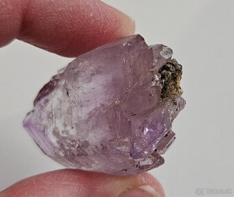 XX Ametyst kryštál s pohyblivou bublinou, Veracruz - Mexico - 18