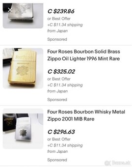 Zippo Four Roses Bourbon( 3/1993) - 18