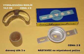 RETRO FORMIČKY, KOŠÍČKY, VANIČKY, ORIEŠKY, VYKRAJOVAČKY - 18