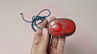Svetlá, odrazky a zvonček na historické bicykle - 18
