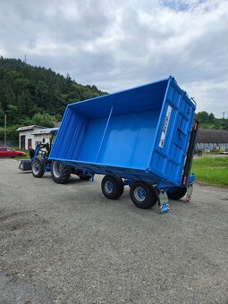 Príves, vlečka, náves, traktor, nosnosť 12 ton, AKCIA - 18