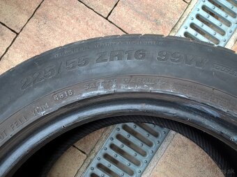 LETNÉ 225/55 R16 99W GOODYEAR a KUMHO 5 mm UŽ OD 60-€/sada - 18