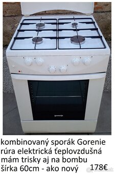 predám sporák-nerez aj biely - 18