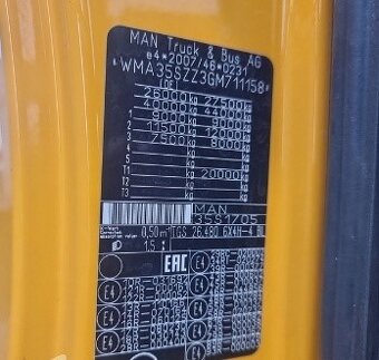 9902 MAN TGS 26.480 - 6x4 – Valník + HR-HMF 5020 K6 – EURO 6 - 18