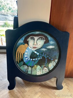 Neobaroko stará posteľ 90x200cm - 18