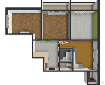 Predaj 3-izb. tehlový byt 90 m2, 2 loggie, Nábrežná ul. - 18