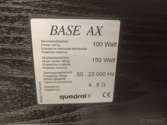 Quadral Quintas 165S, Base AX, Phase Two 5.0 Repro - 18