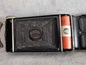 Měchový fotoaparát s pouzdrem Kodak junior 620 - 18