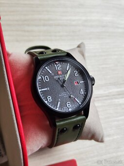Švajčiarske hodinky SWISS MILITARY HANOWA - Army Black Green - 18