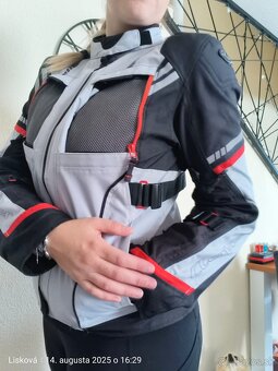 Dámska moto bunda CLOVER  HYPERBLADE WP black/grey - 18