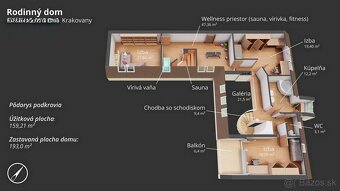 VÝHODNÁ CENA 5i RD, sauna, fitnes, možnosť bývania aj podn - 18