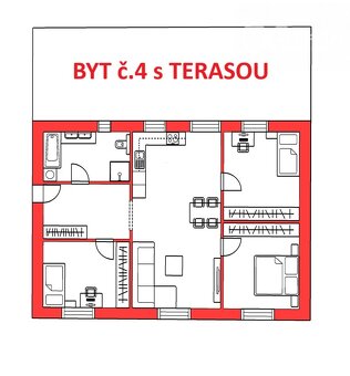 Novostavby bytov s terasou, parkovaním, Novoveská Huta - 18