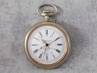 Velmi zajímavé a moc pěkné masivní kapesní hodinky COLOMBOP - 18